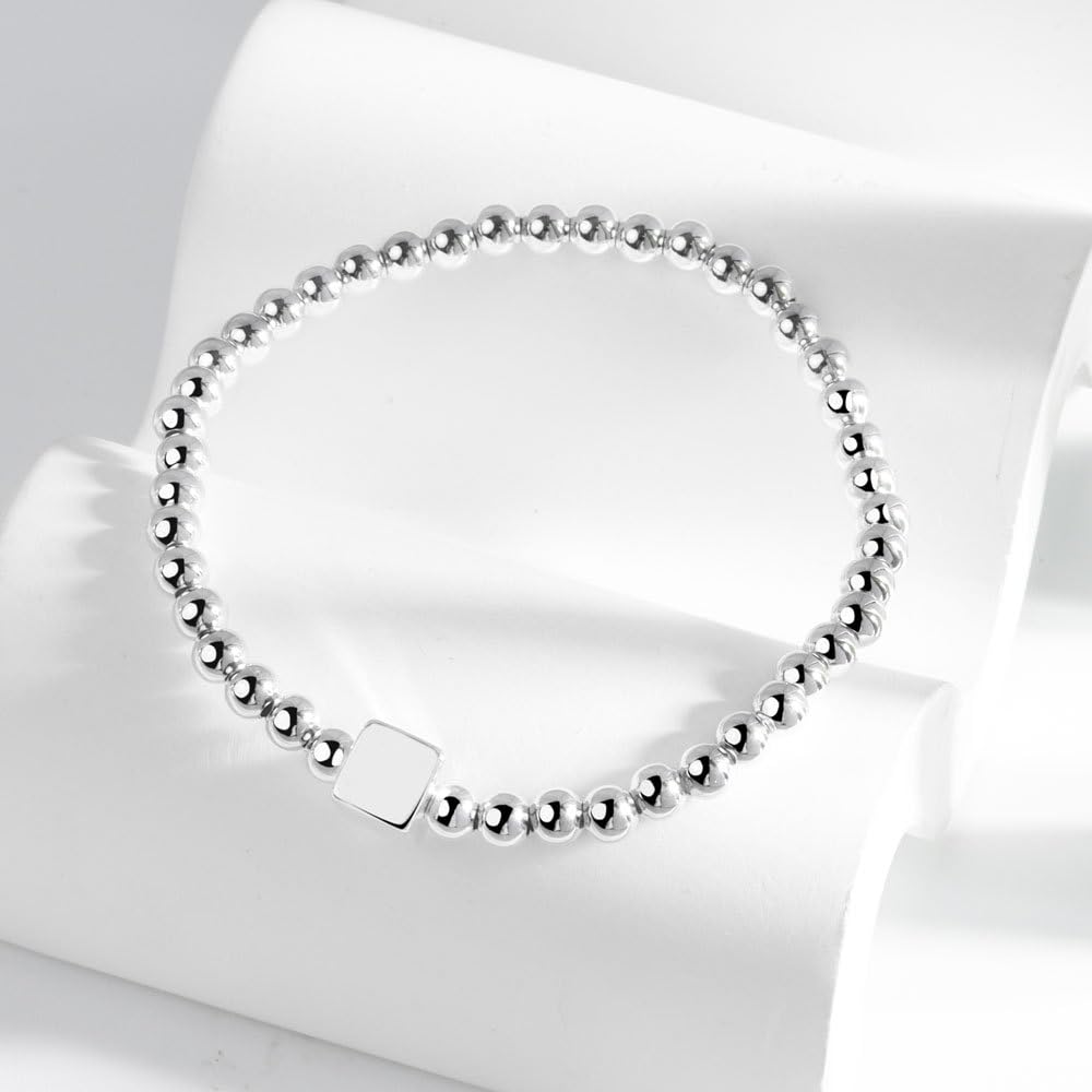 Metal Ball featuring Stray signature simple Korean idol accessory [AREUM] Bracelet, Kids' Hyunjin's motif, fashion,