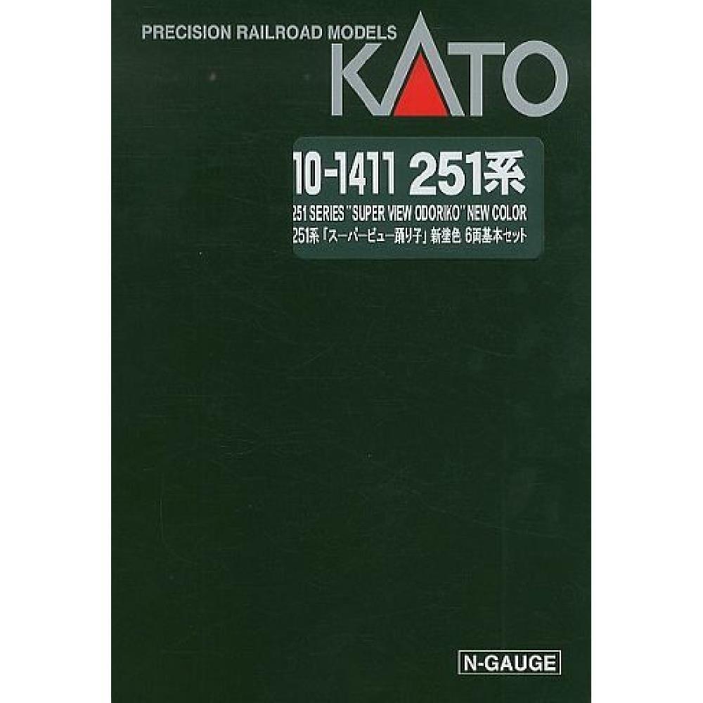 

KATO N Gauge 251 Series View New Paint Basic Set Model Train Super Odoriko 6-Car 10-1411