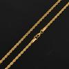 2/3/4/5/6mm Stainless Steel Twisted Rope Chain Necklace for Men Women Gold Color Plated Neck Chains Choker Metal Jewelry Gift