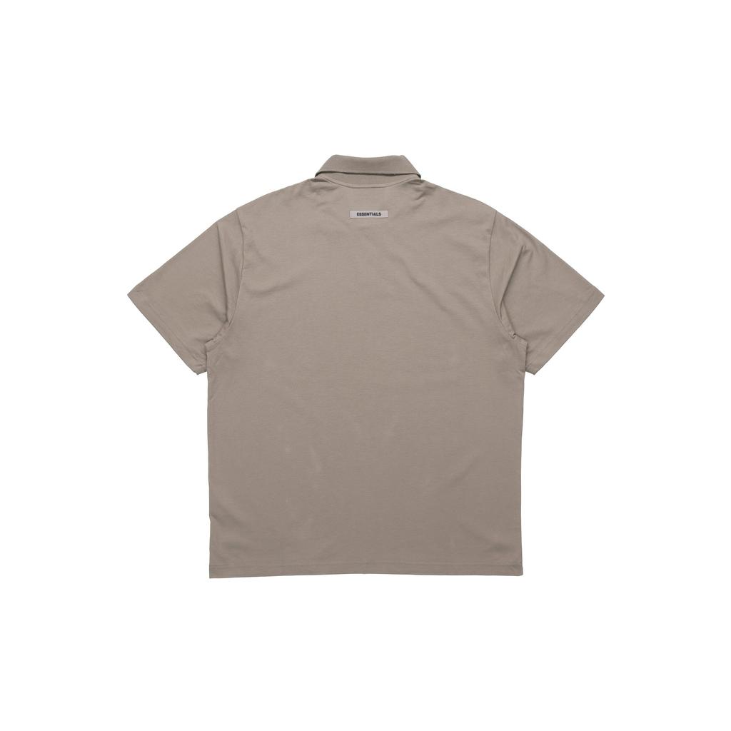 Fear of God Essentials Fall/Winter 2020 Polo Shirt Unisex Tops Taupe FOG-FW20-212