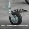 Replacement Wheel with Metal Hub | Round Treaded Profile, Steel Core,