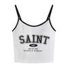 Women's Summer Spaghetti Strap Letter Print Vest - Hot Girl Style