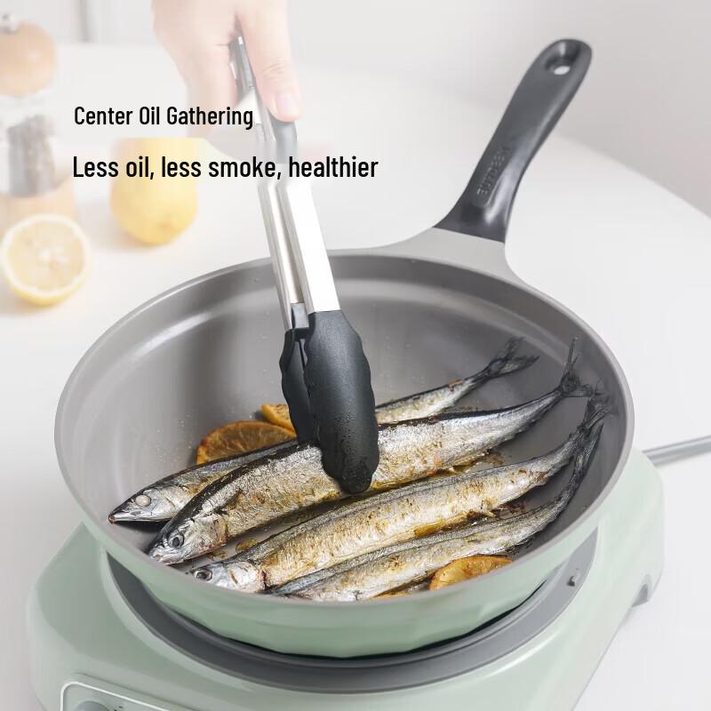 Casserole à lait antiadhésive série Lune en porcelaine Buydeem