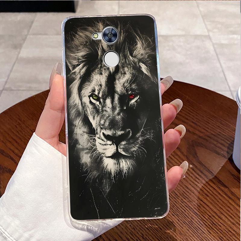 For Huawei Honor 6A / Holly 4 DLI-L42 L22 Phone Case Clear Luxury Cute Love Rabbit Funny Pattern TPU Soft Silicone Cover Casing