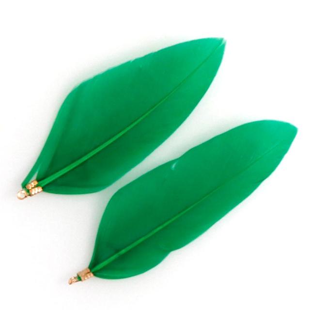 20 stk/pose 17 farger Naturlig gåsefjær Charms Anheng Ørepynt Charms For Diy Halskjede Armbånd Smykker Making 60 -70cm