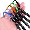 5pcs Outdoor Anti-lost Keychain Rope Fishing Rod Protective Lanyard Telescopic Anti-lost Key Ring