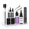 Kit Completo de Extensiones de Cabello UV con Lámpara de Curado Rápido, Pegamento Invisible y Removedor para Extensiones de Cabello y Pestañas de Salón y DIY