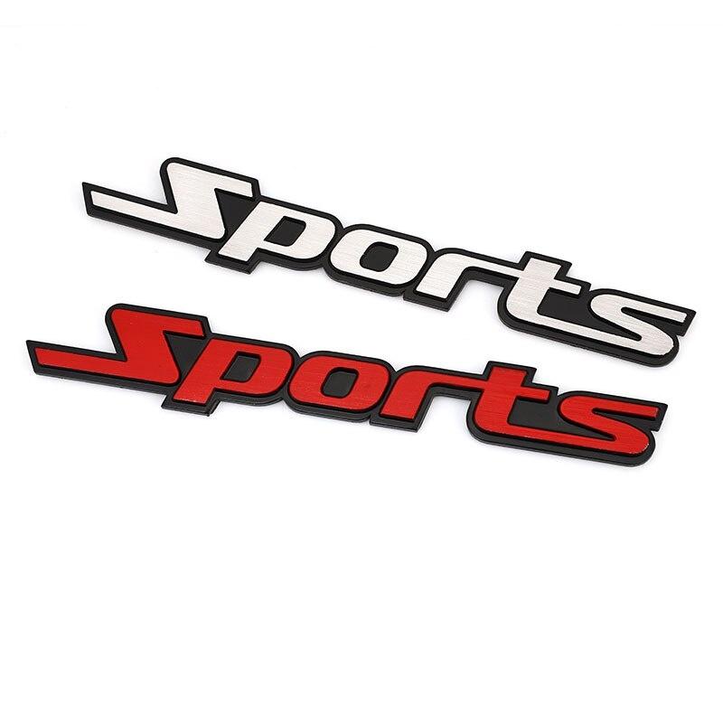 Kovové sportovní logo samolepky na auto emblém odznak obtisky