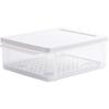 1Pcs Sed Bread Storage Box Toast Refrigerator Freezer French Preservation Container Food Storage Covered Partition Box