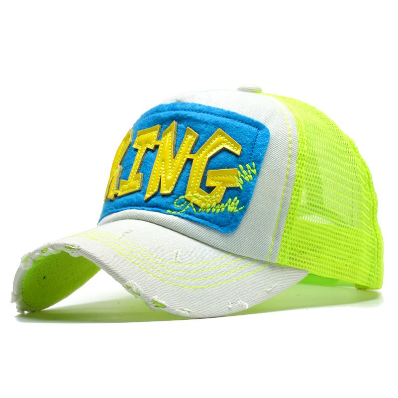 Northwood Summer Cap Men Women Baseball Cap Mesh Snapback Dad Hat Girls KING Summer Hat