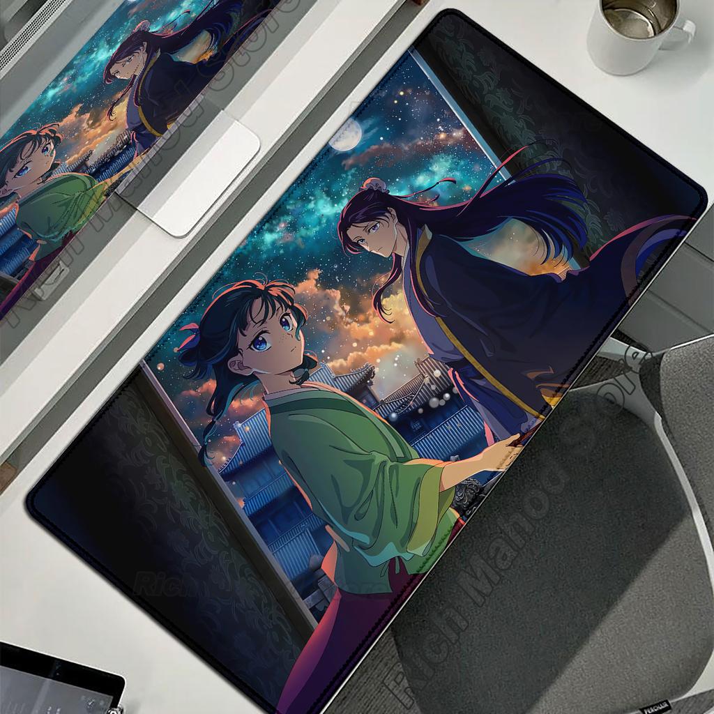 Apothecary Diaries Anime Gamer Computer HD Mousepad XXL Mouse Mat Natural Rubber Non-Slip Carpet XXL Tablemat Desk Accessories