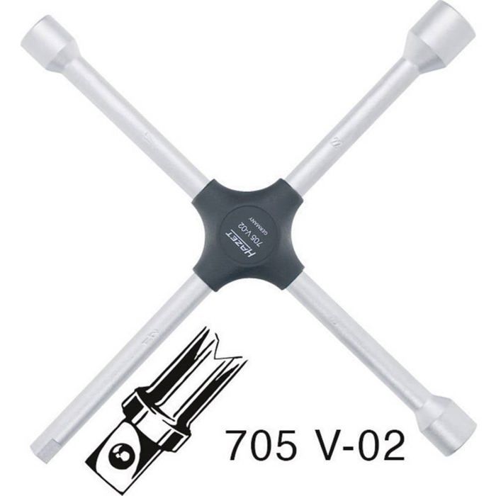 Clé en croix hazet 705v-02