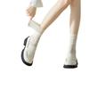 White Openwork Lace Stacked Socks Middle Tube Breathable Lolita Fungus Lace Socks Thin Summer