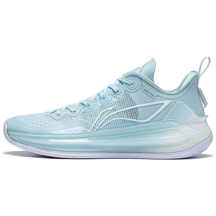 

Li Ning Liren 3 V2 Slip Resistant, Abrasion Resistant, Breathable Low top Basketball Shoes Unisex Aqua Blue ABAT057-2 46