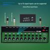 10-Channel Audio Mixer for Musical Instruments and Guitar Amplifier