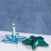 Star Round Aromatherapy Candlestick Plaster Drop Mold Holiday Table Decoration
