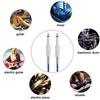 Mono Guitar Cable Male To Male Wire Cord 6.35mm Straight Plug for Electric Instruments 1m