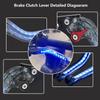 New Brake Lever For CB750 HORNET 2023-2025 Motorcycle Always On Turn Signal Light Brake Clutch Lever Handle Cb750 Hornet