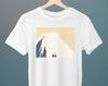 Mount Fuji Fuji, Flowers of a Hundred Worlds, Momoyogusa, Unisex T-Shirt, Art Shirt, Gift for Her, Gift for Him, Art Lover Gift
