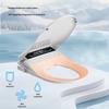 110V Smart Toilet Seat: Automatic Flip, Instant Heating, Electric Flush, Drying, Heated Seat