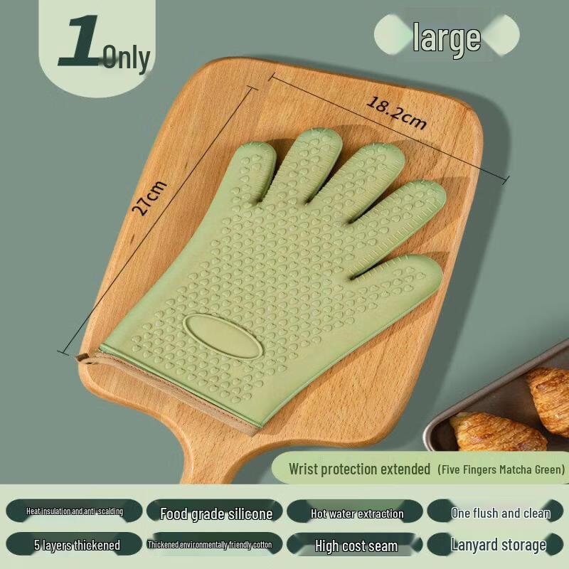 Heat-Resistant Silicone Oven Mitt