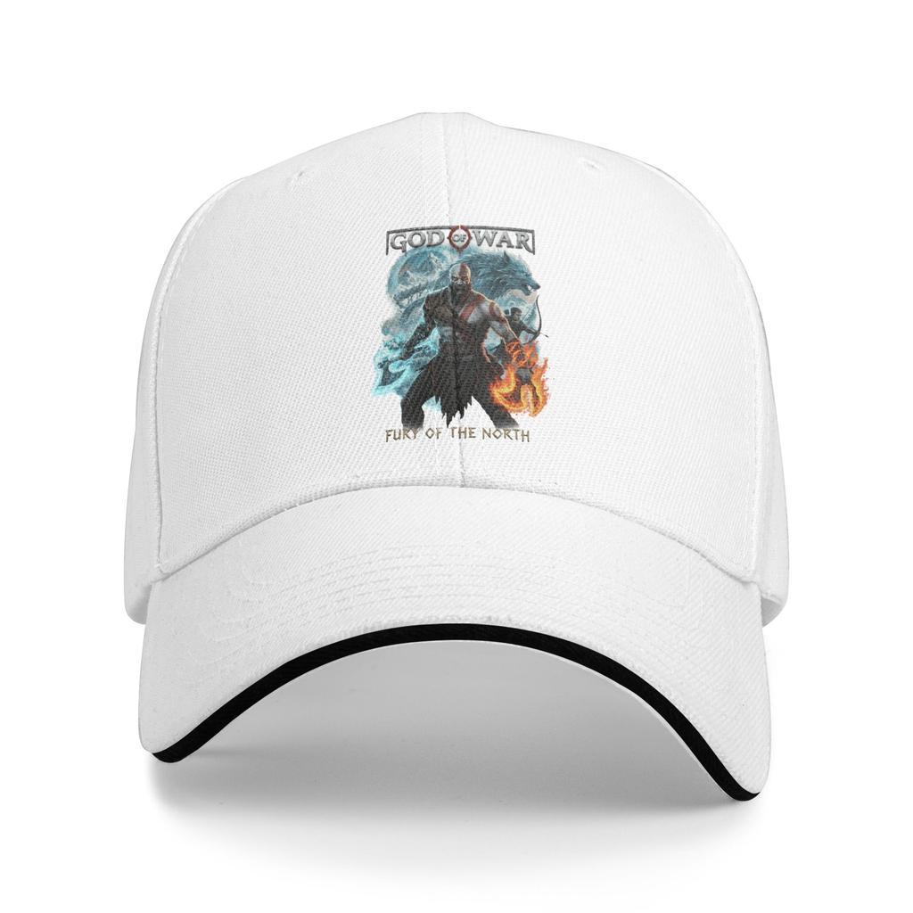 God of War Kratos Quote Gaming Baseball Cap Hip Hop  Sandwich Hats Unisex Style Breathable Dad Hat Activities