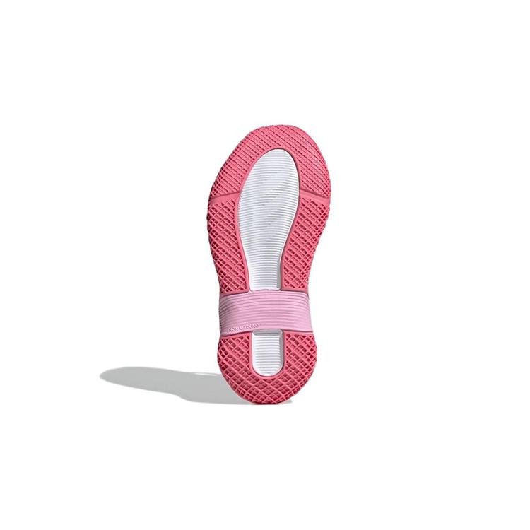 adidas 4Uture Rnr El K Comfortable Abrasion Resistant Low Top Running Shoes Pink Kids' GV7876