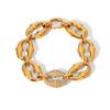 18k Gold-Plated Titanium Steel Bracelet - Elegant, Non-Fading Jewelry for Women