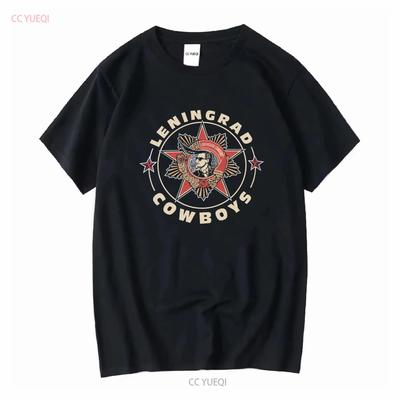 Vintage Y2K 2003 Leningrad Cowboys T-Shirt Rock and Roll Band Herren Large lange oder kurze Ärmel vintage gewaschen homme Casual