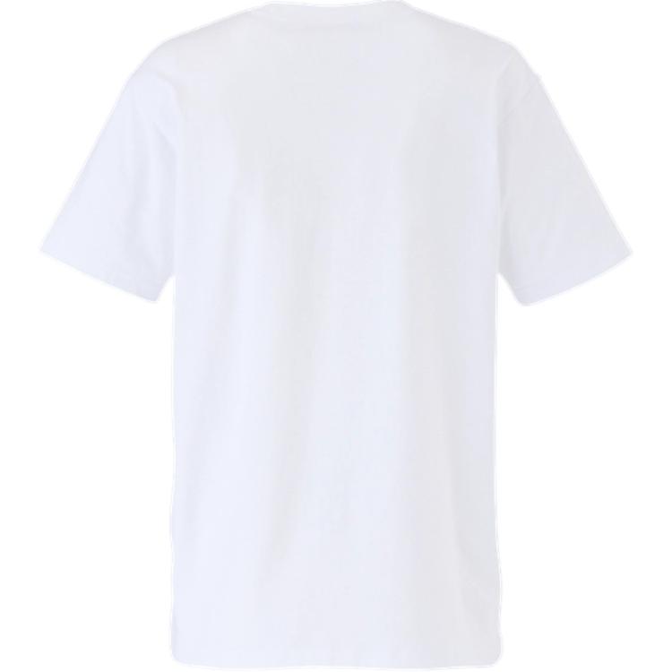 ONITSUKA TIGER Logo Embroidered Crew Neck Short Sleeve T-Shirt Unisex Tops White 2183B457-100