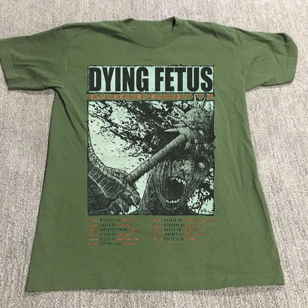 Коллекция Dying Fetus Тур 2025 Подарок для фанатов Размеры от S до 5XL Футболка MI486 Унисекс Футболка S