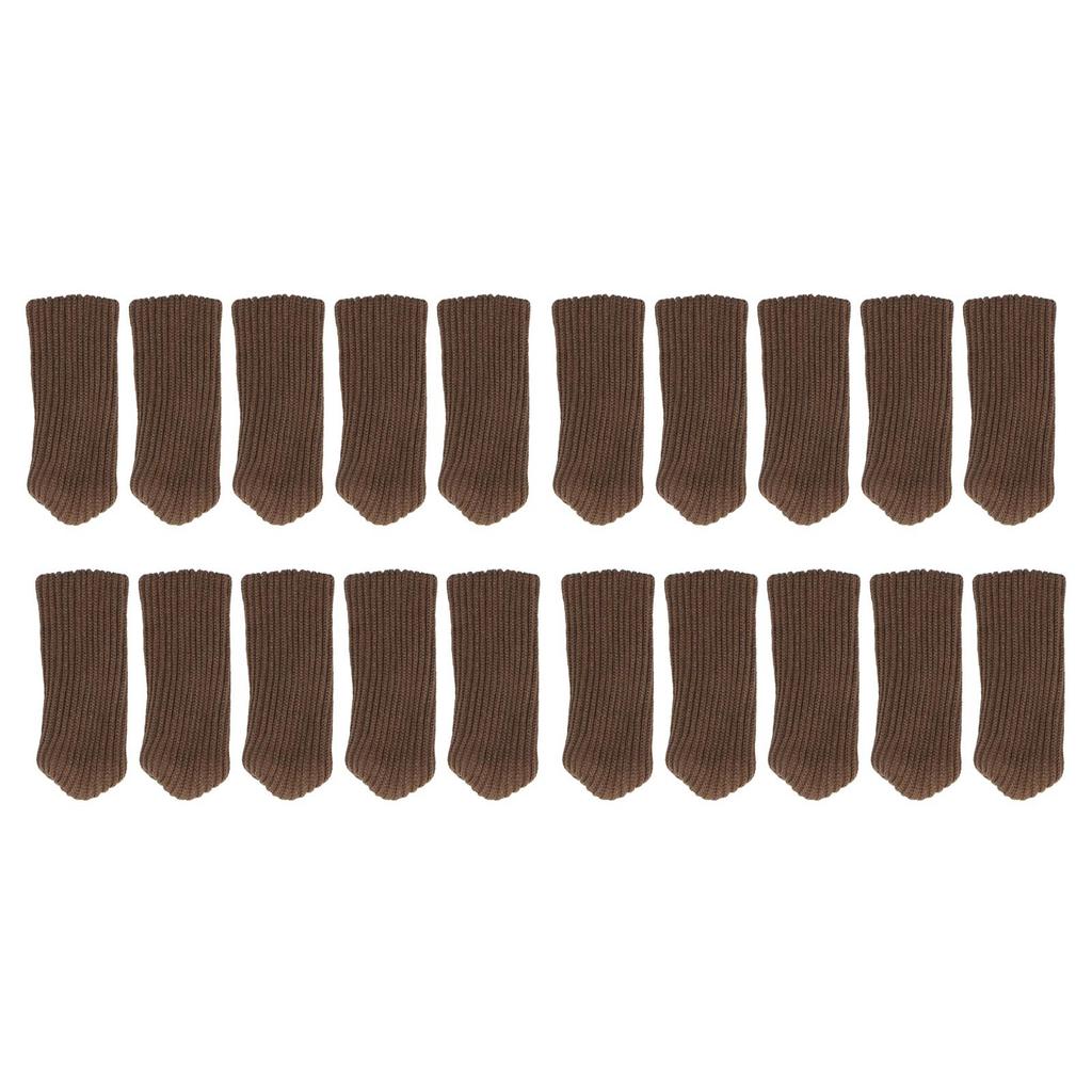 20Pcs Knitted Chair Covers Double Thickness Furniture Leg Cover Legs Floor Protectors for Desks