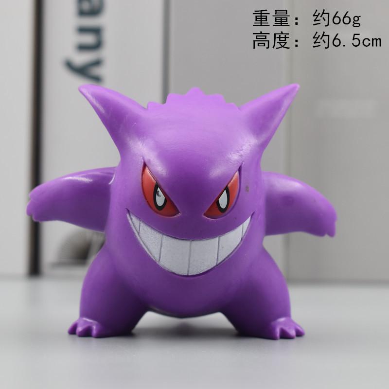Cartoon Anime Figure Gengar Eevee Fuecoco Koraidon Psyduck Pikachu Desk Decoration PVC Model Doll Toys