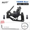 NUTT MTB Mountain Bicycle Discs Brake Red Color Brakes Line Caliper 160MM Disk 180MM Rotor For BMX Scooter Front Rear Bike Parts