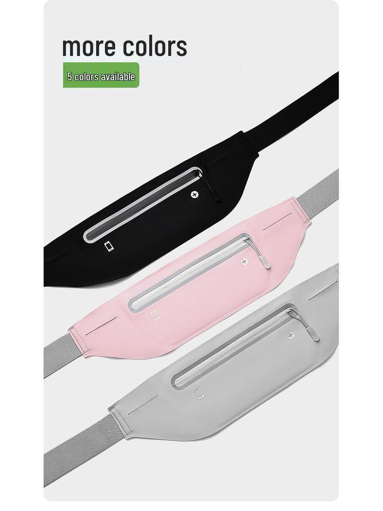 Unisex Waterproof Sports Running Waist Bag - Lightweight & Invisible Fitness Phone Belt