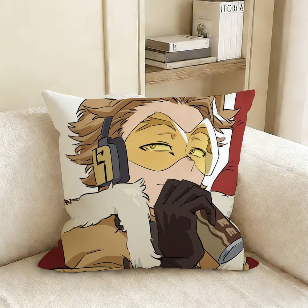 BNHA Hawks MMHA Pillow Case Living Room Sofa Cushion Cover Suitable For Home Bedroom Room Decoration