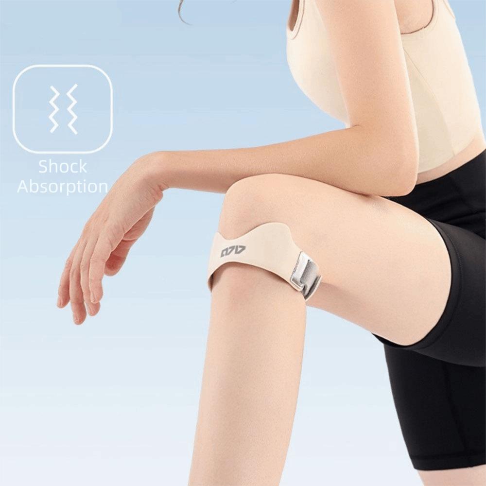 3D Orteza Kolana z Poduszką Powietrzną Antypoślizgowy Sportowy Opatrunek na Kolano Paski na Rzepki i Ścięgna Kolana Koszykówka