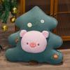 Kawaii Funny Christmas Series Santa Claus Plush Toy Elk Stuffed Soft Cute Throw Pillow Christmas Tree Creative Gift Home Decor