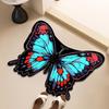 Butterfly Non-slip Floor Mat Bathroom Special-shaped Door Absorbent Foot Mat Quick-drying Toilet Bathroom Entrance Mat Carpet