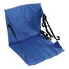 Stadium Seat with Storage Bag Oxford Cloth Blue Comfortable Folding Bleacher Seat for Garden Camping Sporting Events