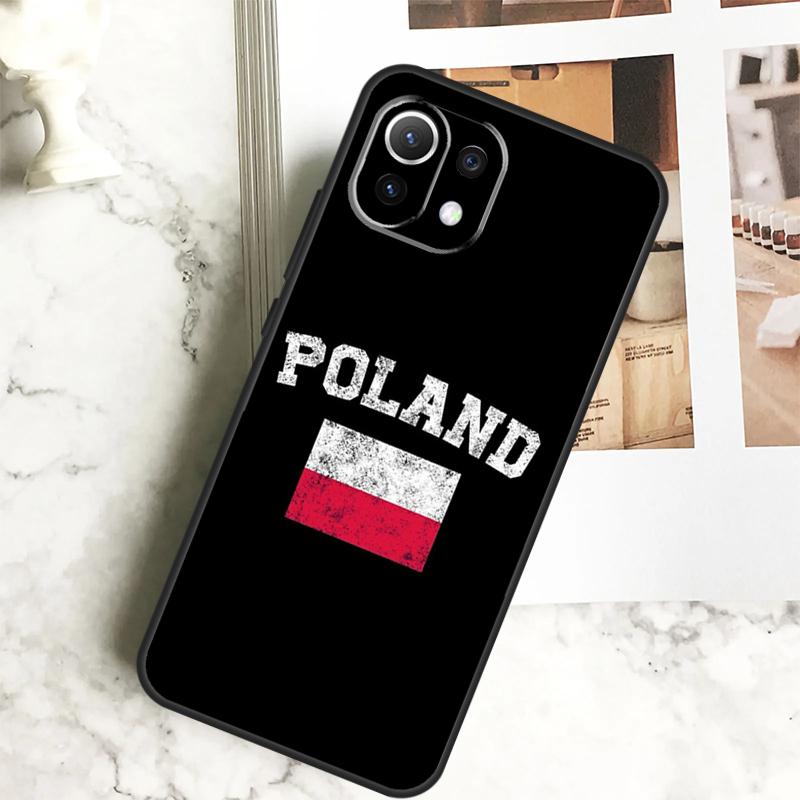 Poland Polish Flag Case For POCO M6 Pro F3 F5 M5s X3 X5 X6 Pro Xiaomi 14 13 Ultra 11T 12T 13T Pro 12 Lite Cover