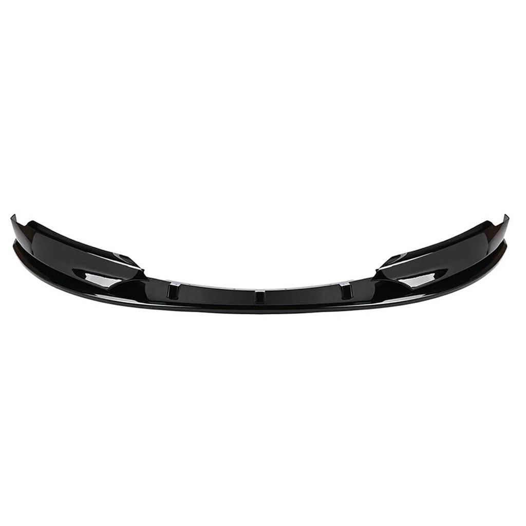 For BMW 1 Series E82 M Sport 2007-2013 Car Front Bumper Lip Splitter Diffuser Spoiler Protector Glossy Black Carbon Fiber Look