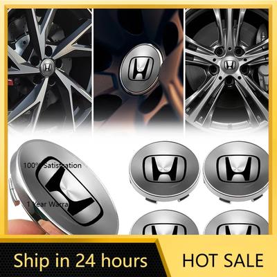 For Honda 4pcs Car Wheel Center Hub Center Cap Rim Hub Dustproof Cover For Honda Civic Fit City Cry Accord CB500 Cb650r Forza 12