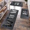 1PC Handdraw Owls Printed Decor Kitchen Rugs Non-Slip Home Door Mats Bathroom Rugs Bath Mat Carpet for Home Sink Laundry Decor