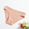 Cotton Underwear for Women Low Rise Ribbed Cheeky Bikini Panties Breathable High Cut Sexy Hipster Briefs