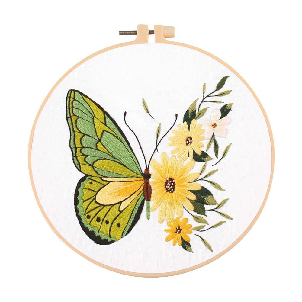 

Нитки для рукоделия DIY Crafts Орнамент Цветок Вышивка крестом Набор Игольница Пяльцы для вышивания 4