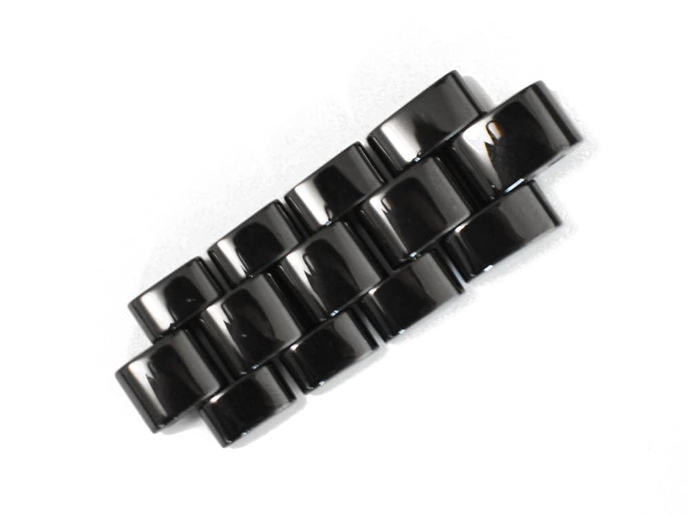 

King Watch Parts Совместимый с часами J12 Запасной браслет Aftermarket для мужчин и женщин Ширина ушка [Импортный оригинал] Звенья J12, Керамика, 5-звеньевый,