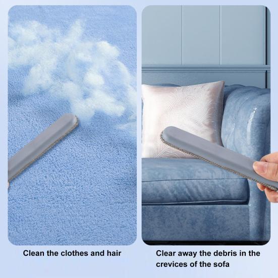Pet Hair Removal Brush 4-in-1 Washable Lint Cleaner Reusable Long Handle Dog And Cat Hair Remover for Couch Carpets Clothes Car Seat