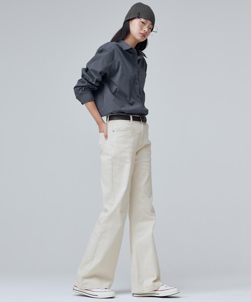 MALOUPE 9134 Regular Bootcut Denim (Cream)