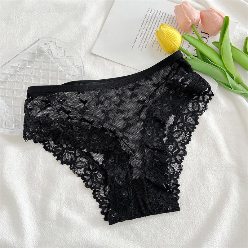 Seamless Lace Panty for Women Soft Lingerie Soft and Breathable Lingerie Cotton Comfortable Perspective Underwear